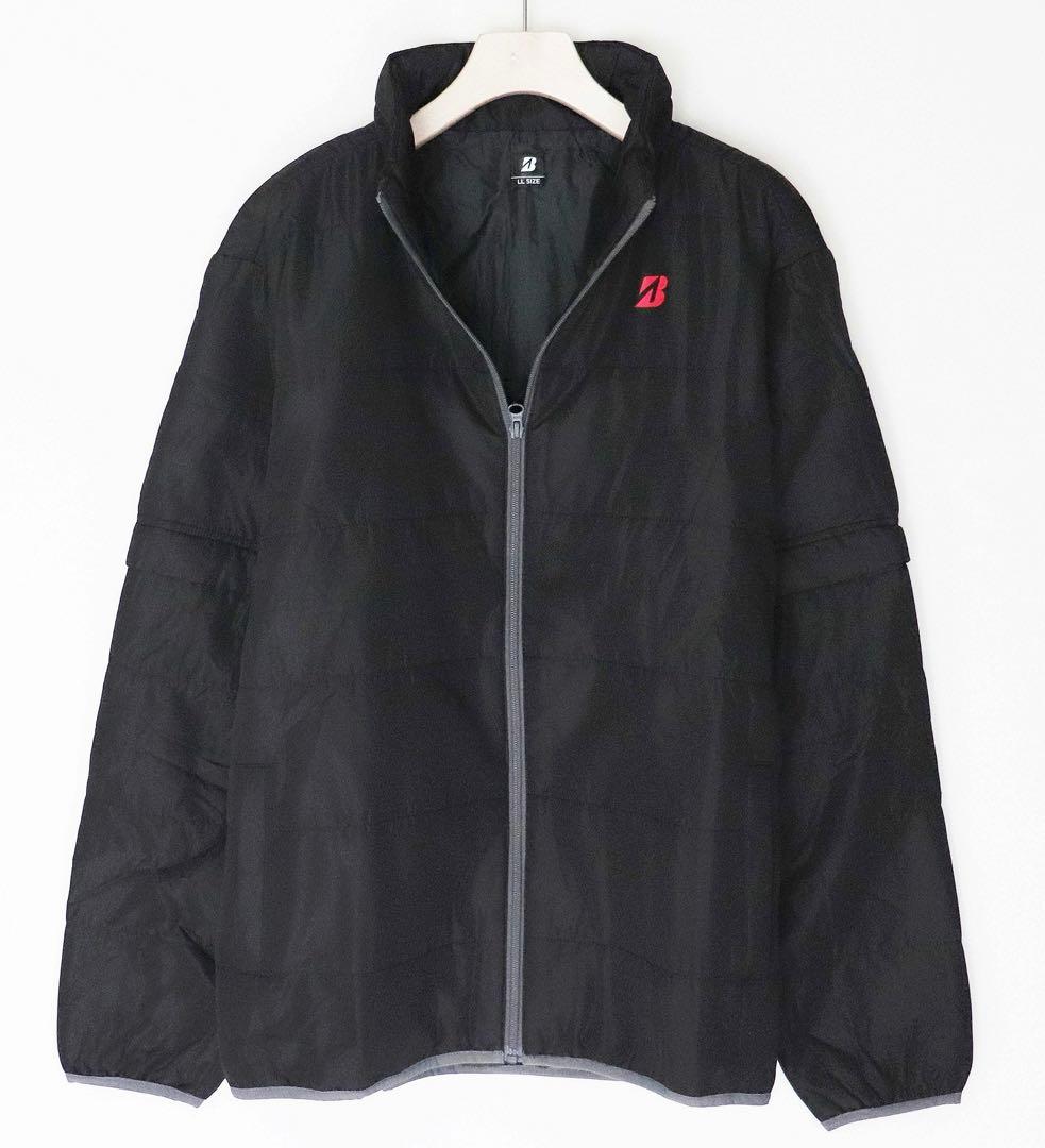 《ブリヂストンゴルフ》未使用 スタンドカラー 2Way中わたブルゾン LL