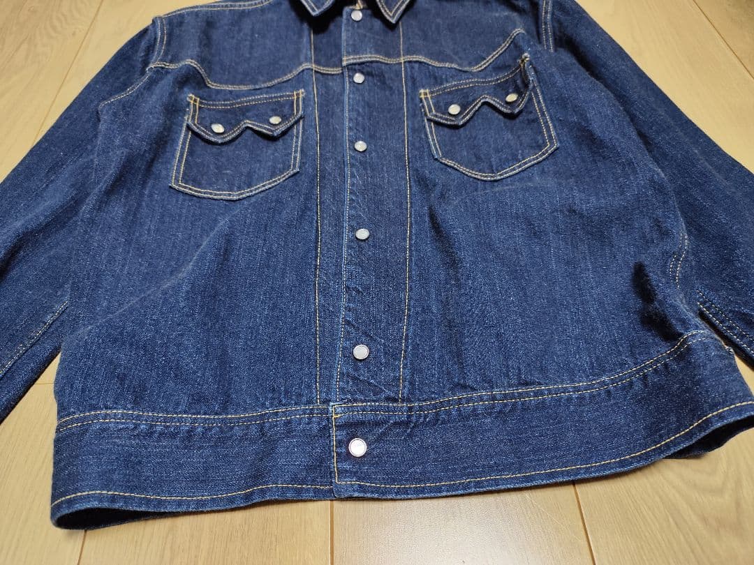 フラットヘッド 42 XL デニムジャケット デニム ウエスタン インディゴ