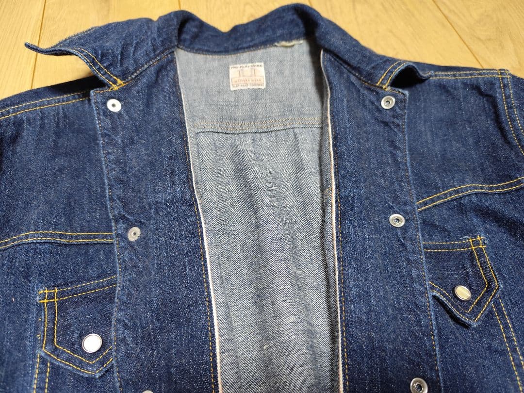 フラットヘッド 42 XL デニムジャケット デニム ウエスタン インディゴ