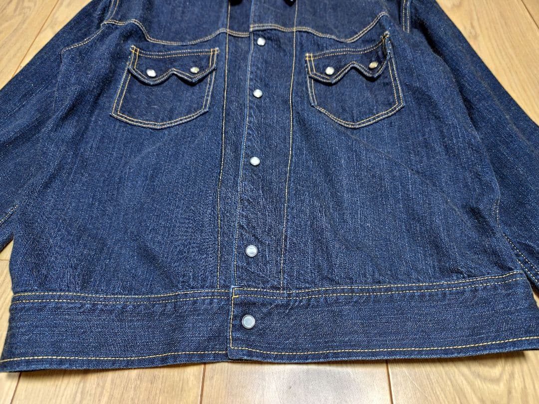 フラットヘッド 42 XL デニムジャケット デニム ウエスタン インディゴ