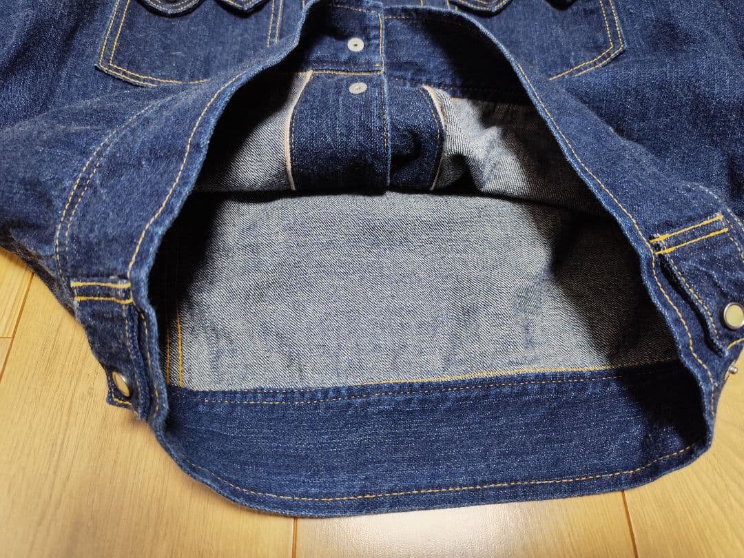 フラットヘッド 42 XL デニムジャケット デニム ウエスタン インディゴ