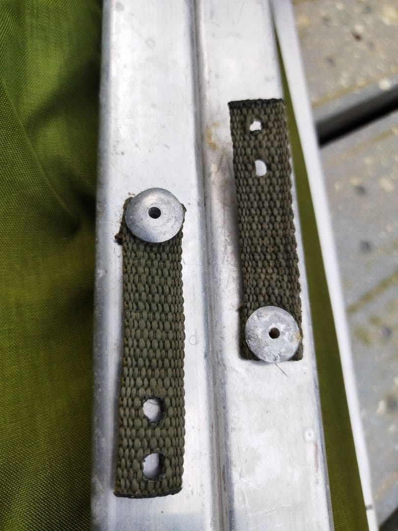 4280)US・アルミフレームフォールディングコット米軍放出品 ユーズド