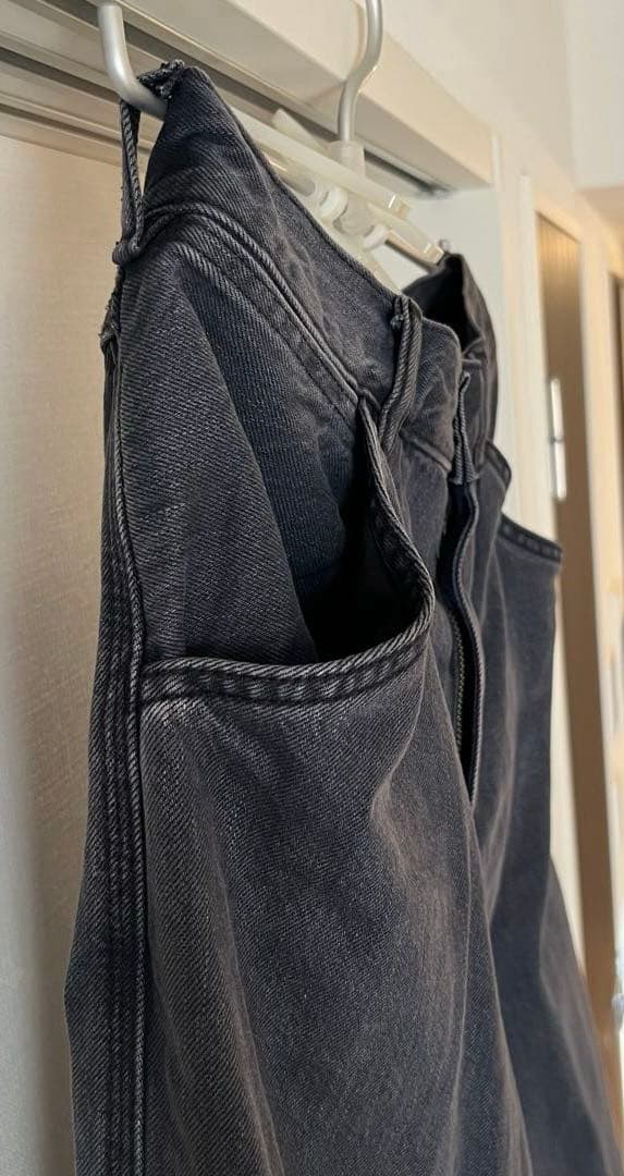 ユニクロU セットアップ/グレー/オーバーサイズジャケットM/ワイドジーンズ32