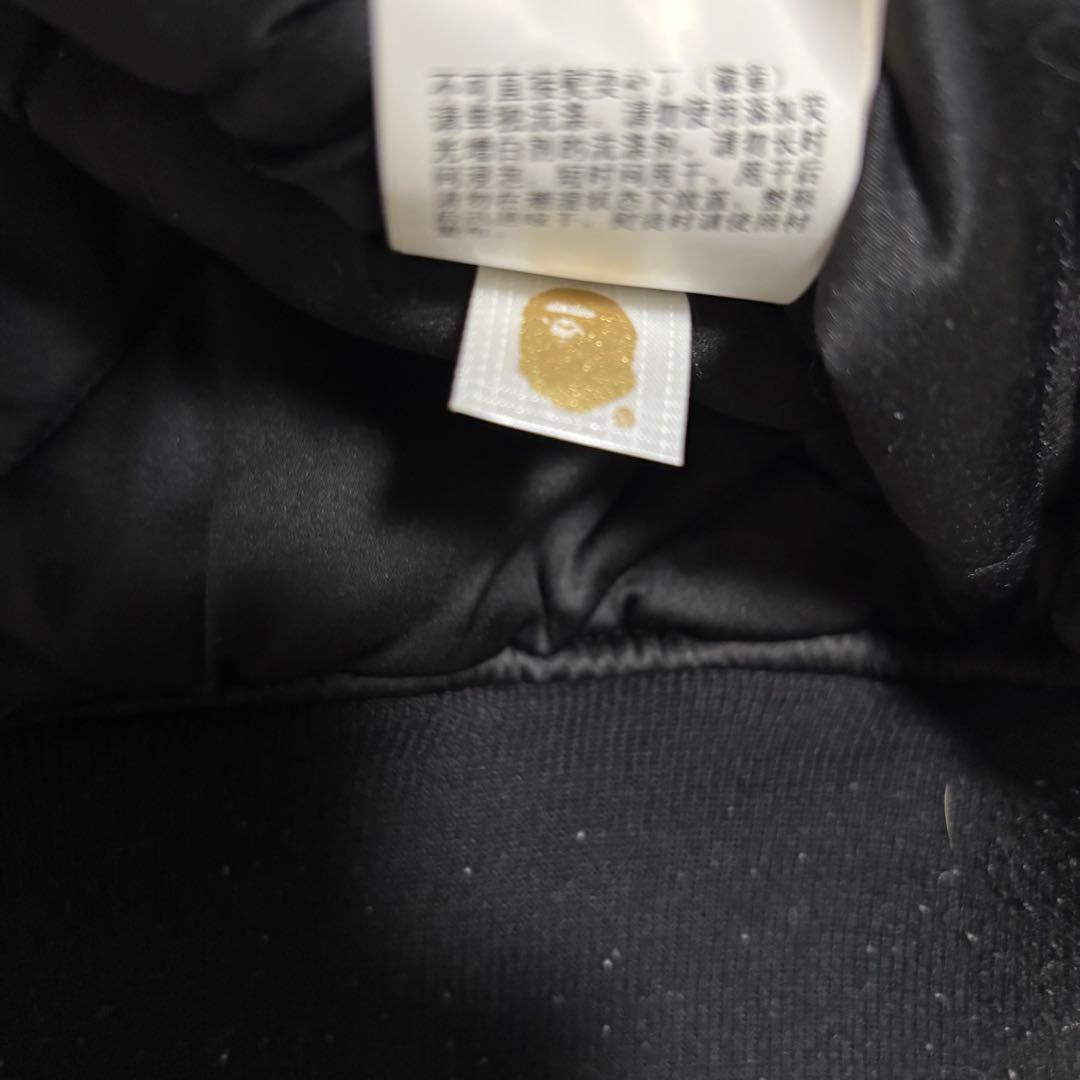 【大人気✨】 Mr.BATHING APE エイプ　スタジャン　ブラック　長袖