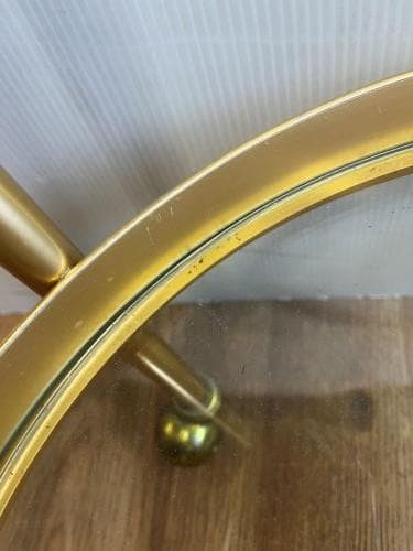 J【中古】ニチエス【アルミンチェア】キッチンサービングカート 2段式 ワゴン