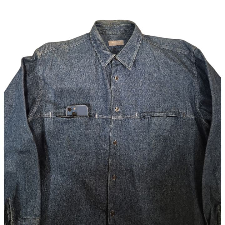 コムデギャルソンオム デニムシャツ XL相当 田中オム期 良フェード