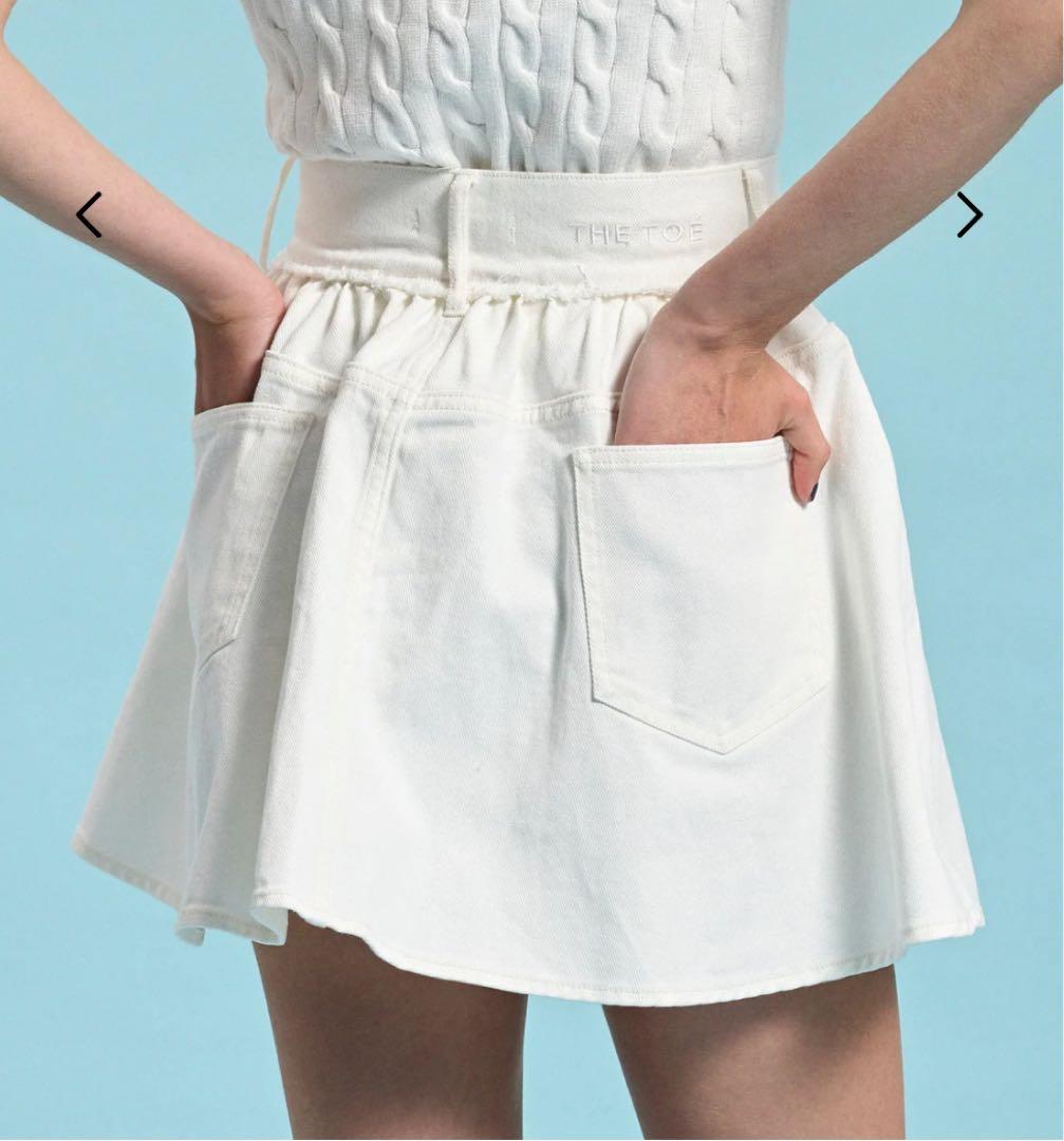 スカート Olympia Denim Skirt (THE TOE)