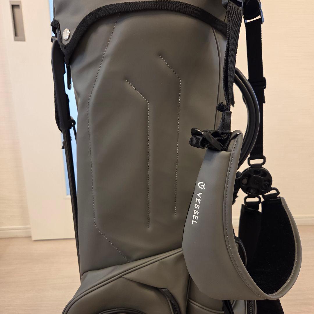 VESSELベゼル人気のグレー キャディバッグ美品player5.0　価格相談可