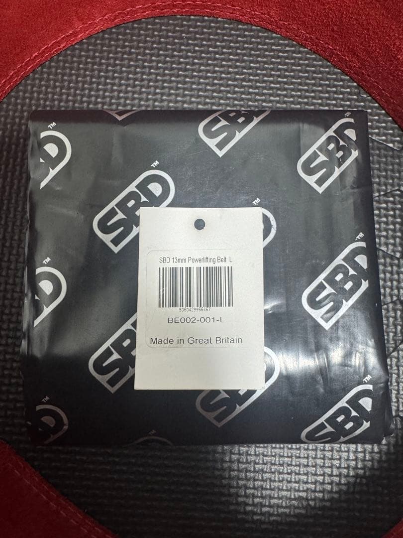 SBD パワーリフティングベルト 13mm Lサイズ