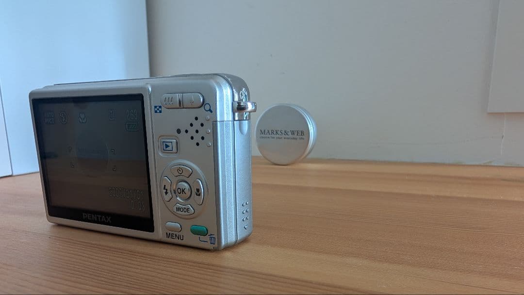 中古品】PENTAX Optio S10 オールドコンデジ 希少色 【中古品】PENTAX