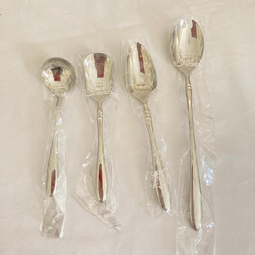 【未使用　箱付】アヅマ　インペリアル　18-18デザートセット　カトラリー16本