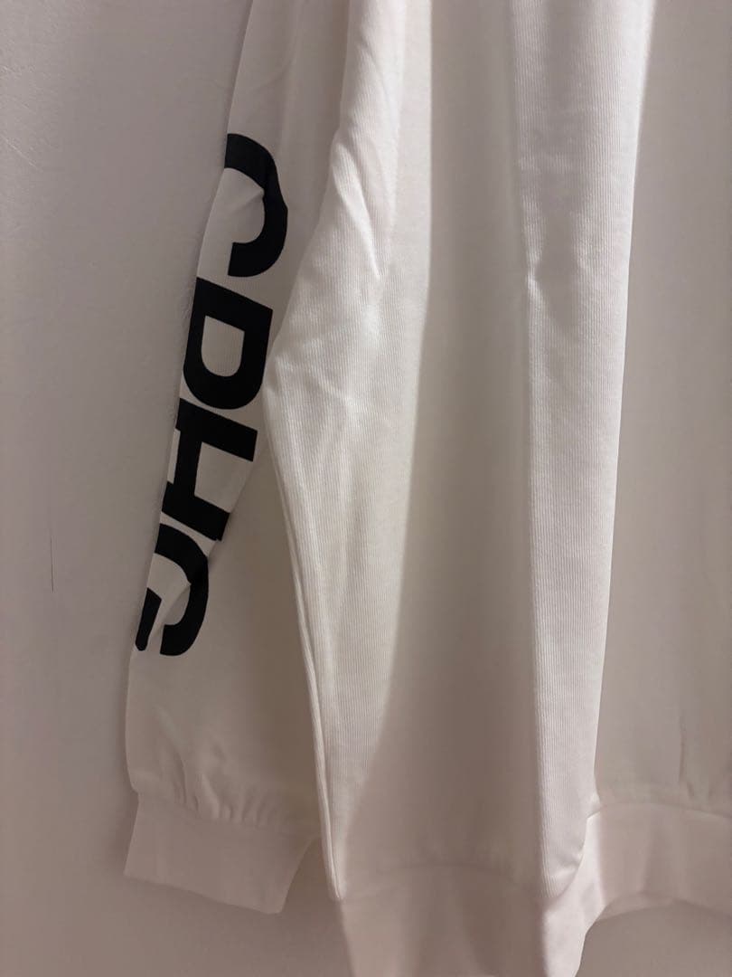 モックネックシャツ　ホワイト　L