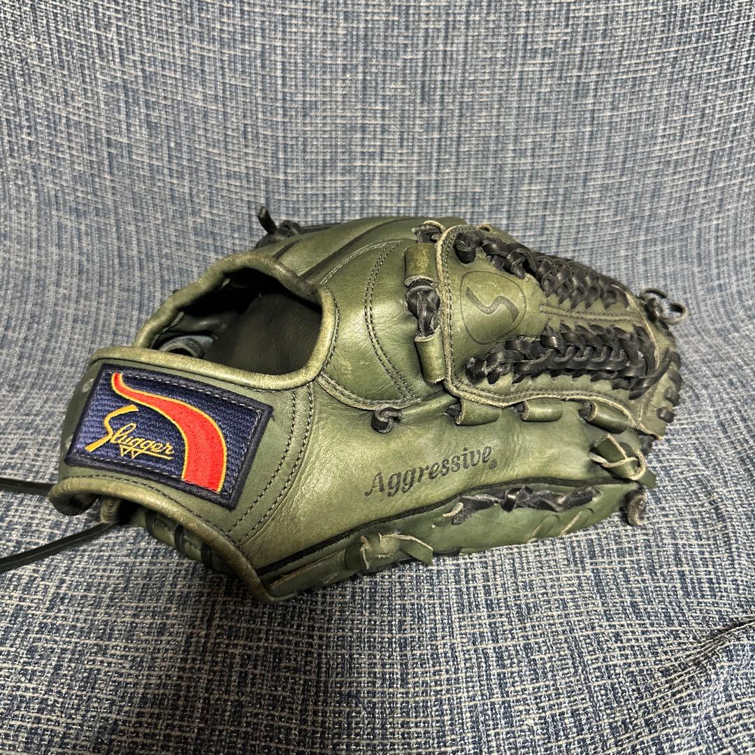 【中古】久保田スラッガー KSN-BU5 一般軟式内野用　グリーン