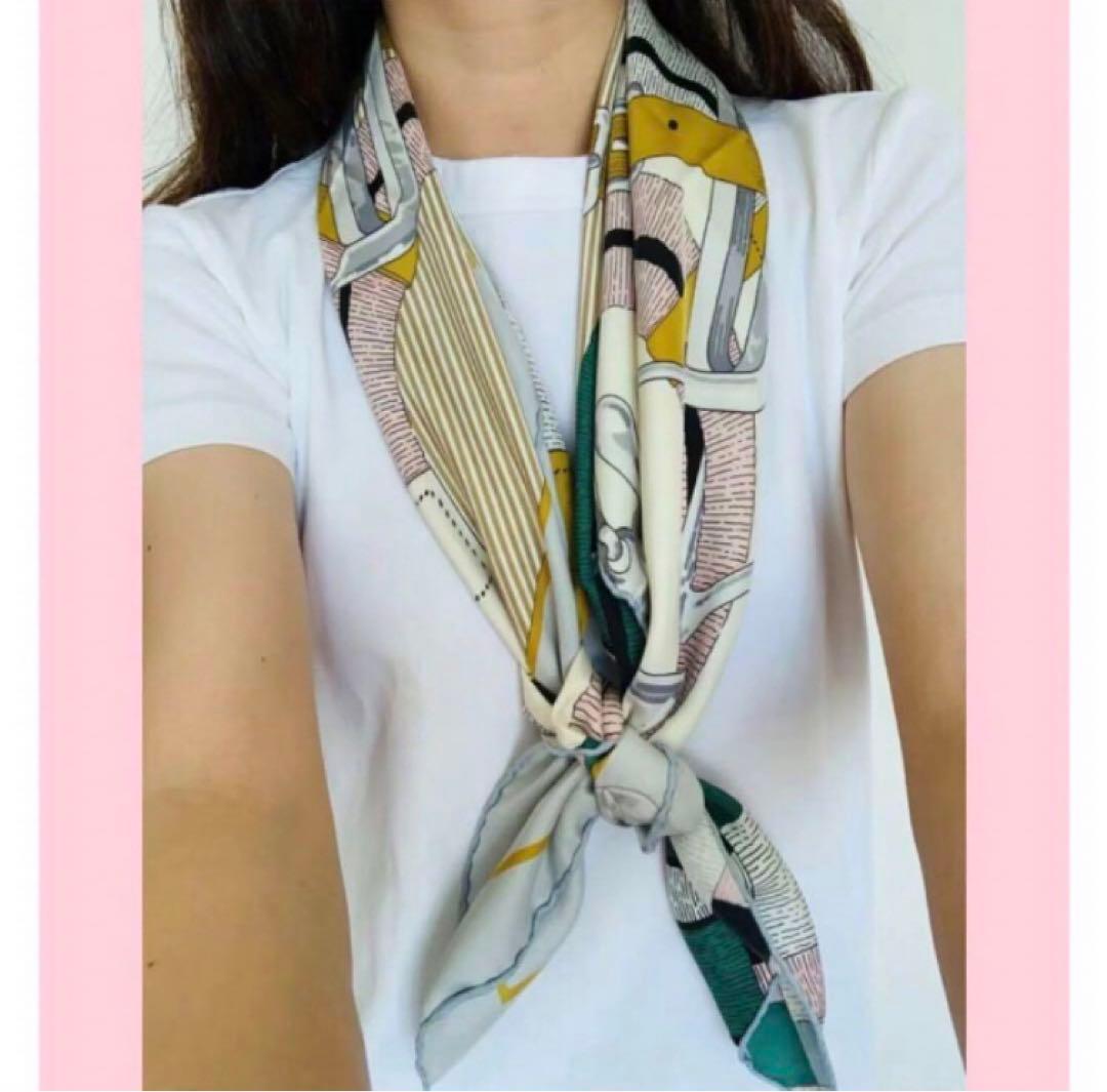 専用❣️エルメス　スカーフ　ウォッシュ　カレ90