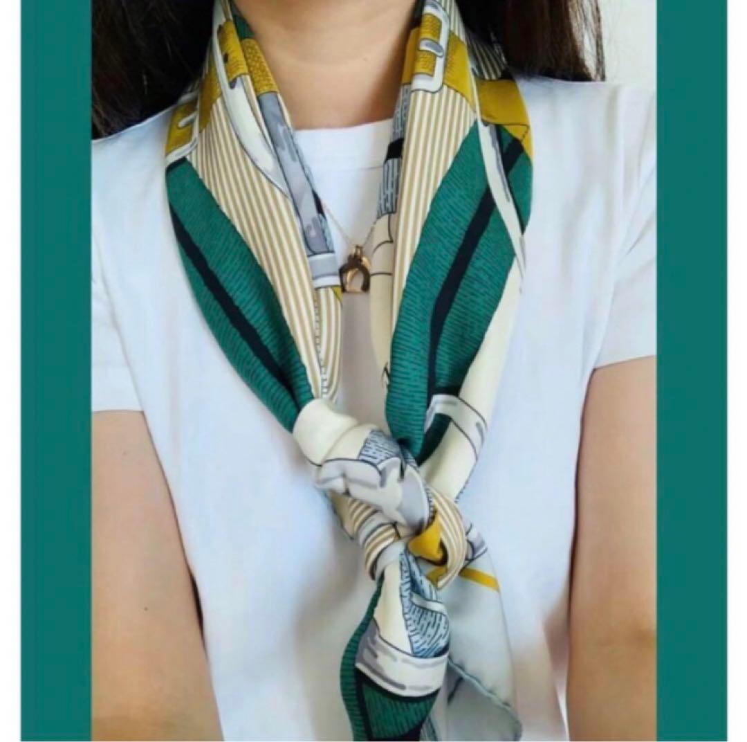 専用❣️エルメス　スカーフ　ウォッシュ　カレ90