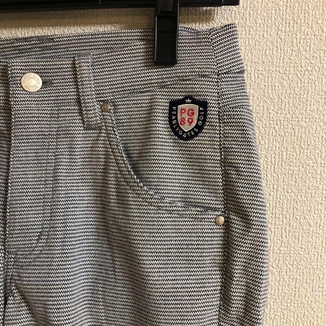 パーリーゲイツ 冬用 裏起毛 パンツ ネイビー サイズ0