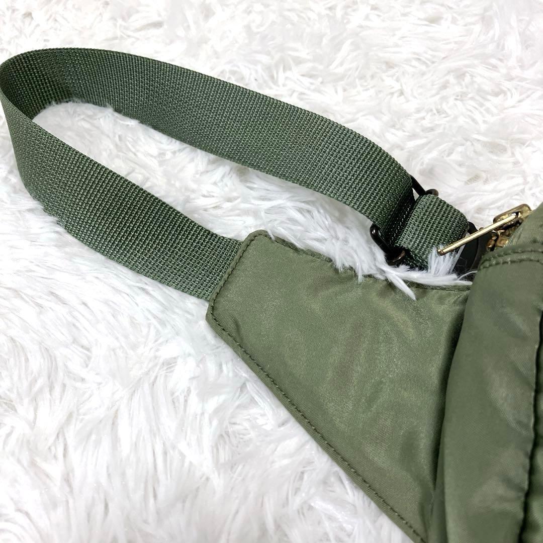 PORTER ポーター　TANKER タンカー　ボディバッグ　セージグリーン