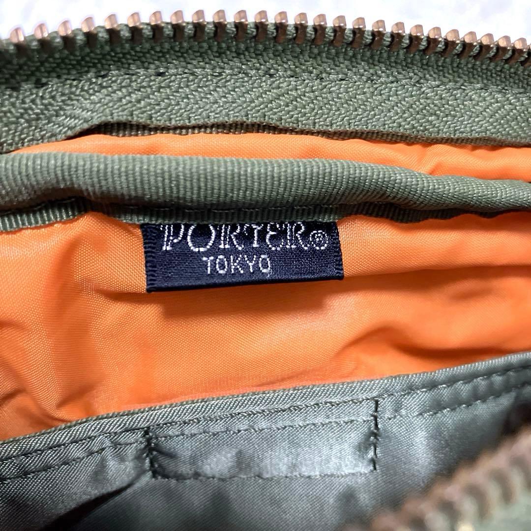 PORTER ポーター　TANKER タンカー　ボディバッグ　セージグリーン