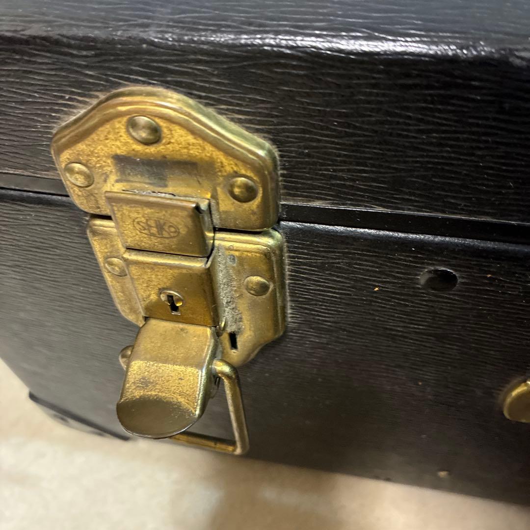 昭和レトロ　アンティーク　成功鞄　純ファイバー製　トランクバッグ　寅さん