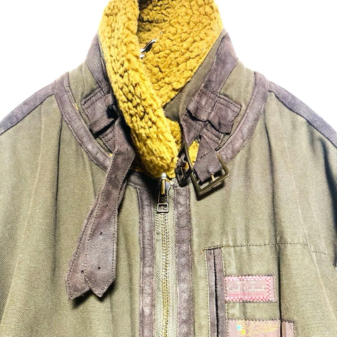 カールヘルム B-3 フライトジャケット Mサイズ ボア エアフォース フェード