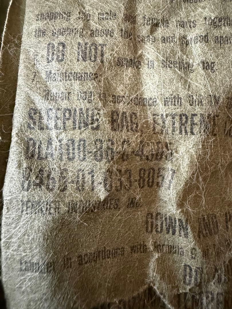US EXTREME COLD SLEEPING BAG 80年代