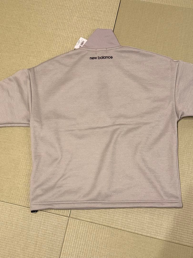New Balance ハーフジップ セーター グレー Mサイズ