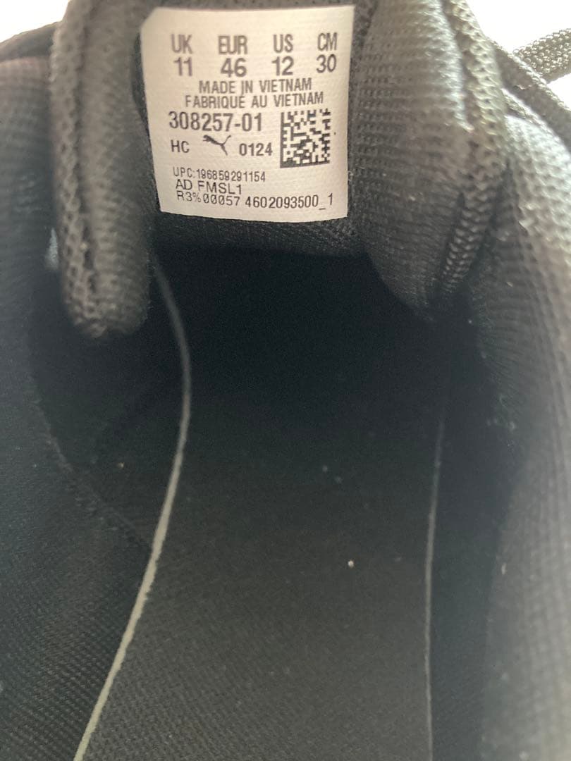 新品未使用　PUMA メンズ ポルシェ ブラック - スポーツ イエロー