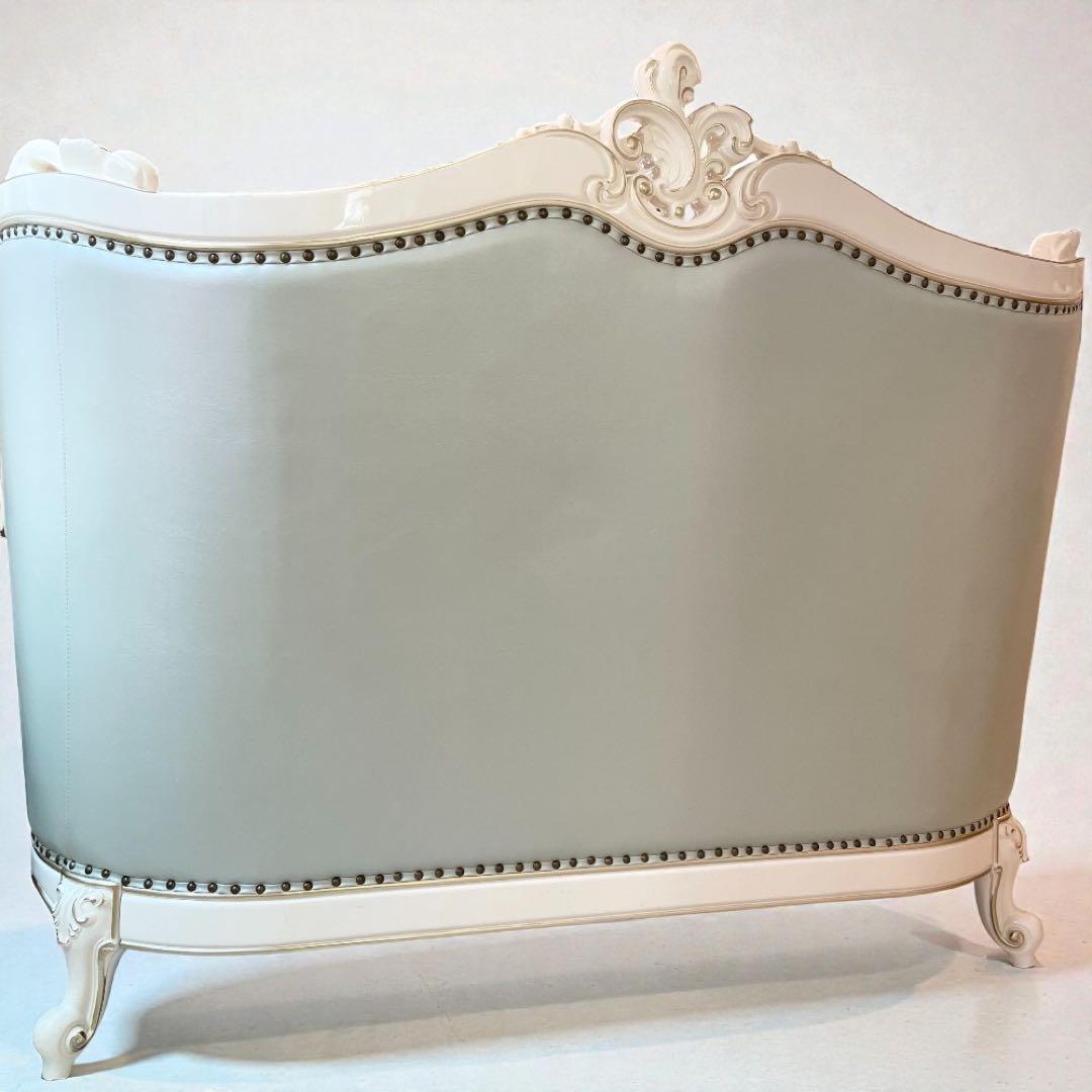 オーダーメイドソファ 2人掛け シルバー