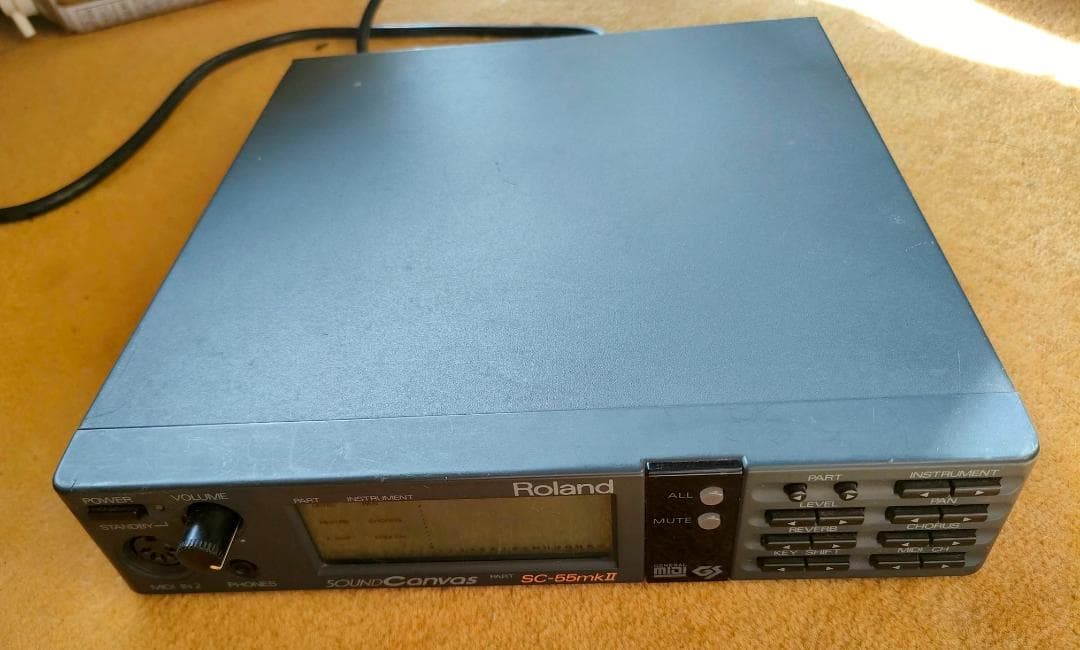 Roland SC-55mkII Sound Canvas 動作確認済　完動品
