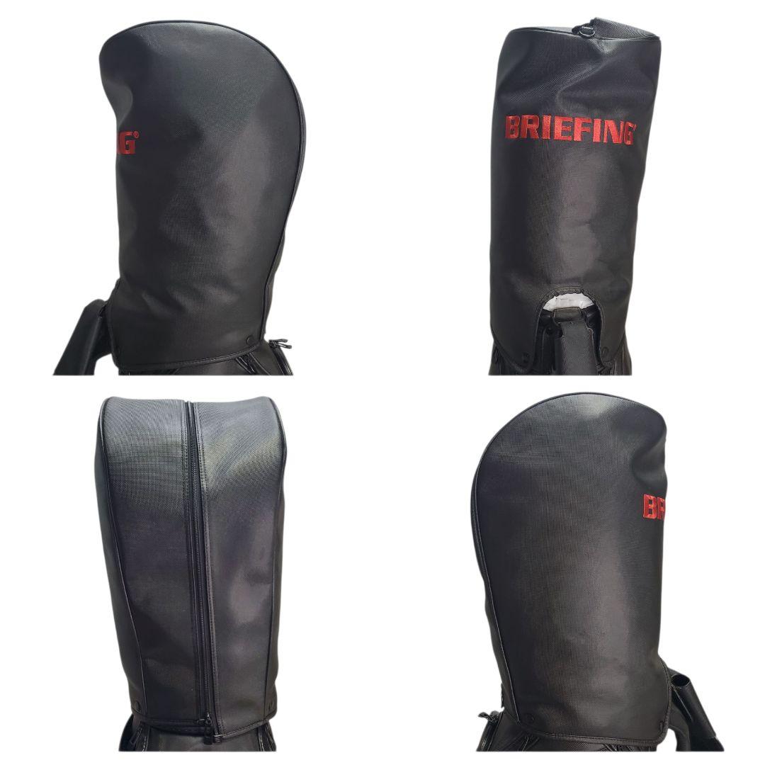 BRIEFING CR-3 キャディバッグ ブラック/レッド
