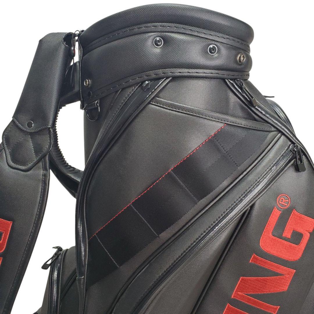 BRIEFING CR-3 キャディバッグ ブラック/レッド