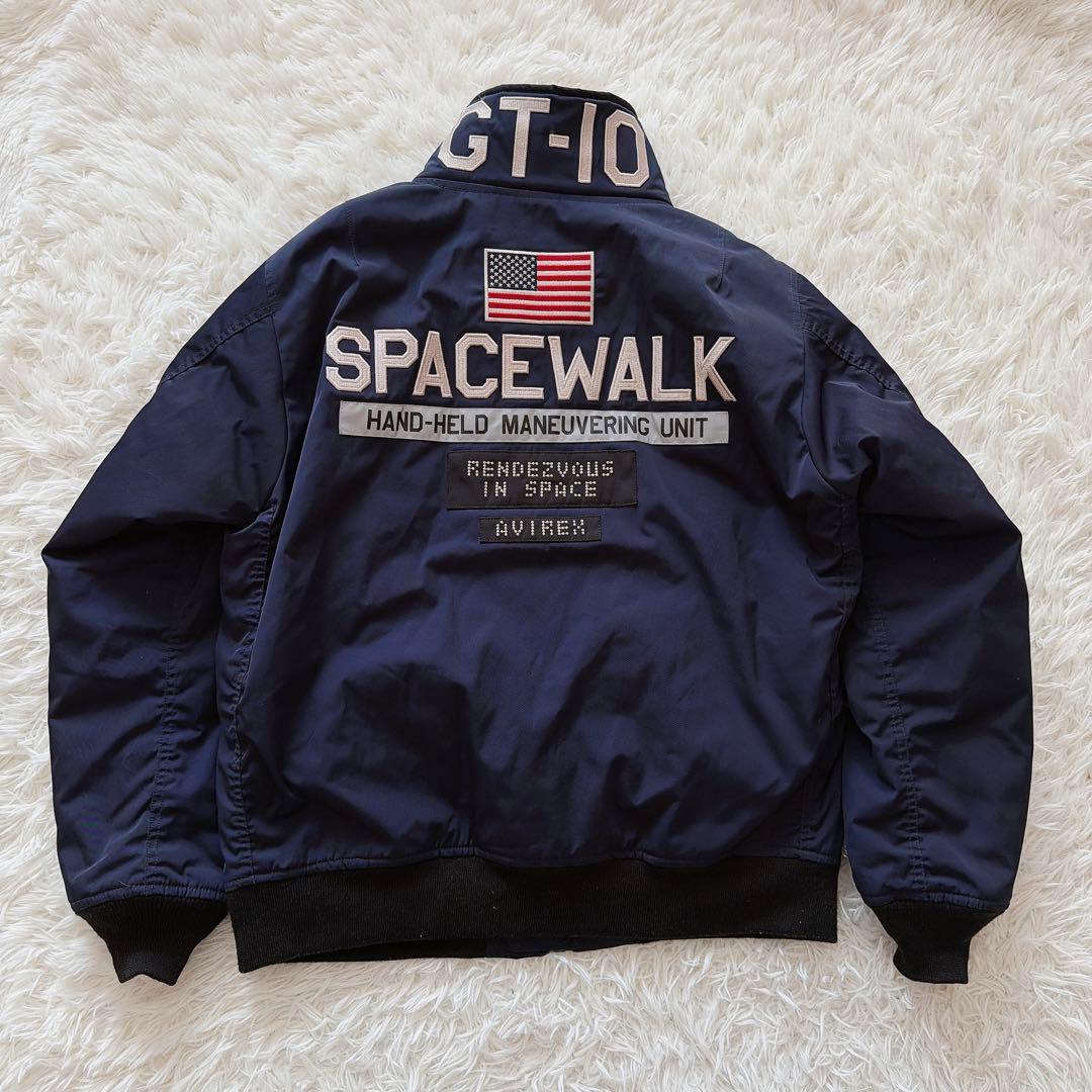 2XLサイズ AVIREX 中綿入り MA-1 フライトジャケット ビッグサイズ