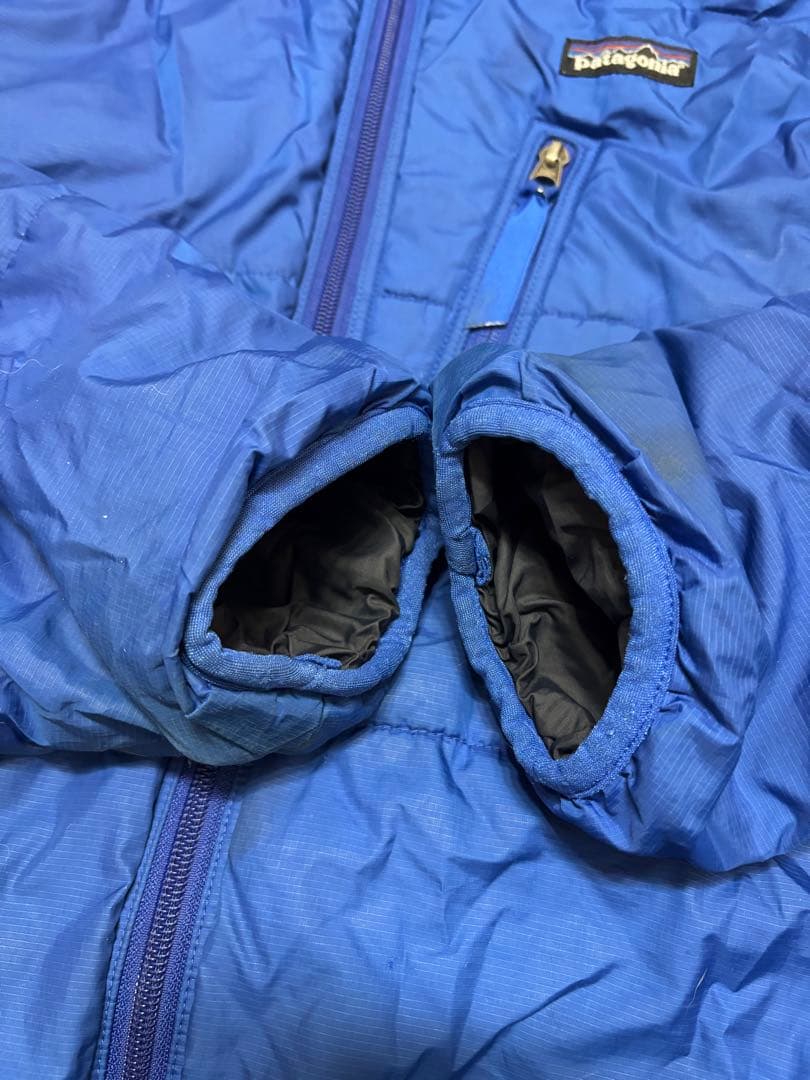 00年代　入手困難　patagonia パフジャケット83990 青Ｌサイズ
