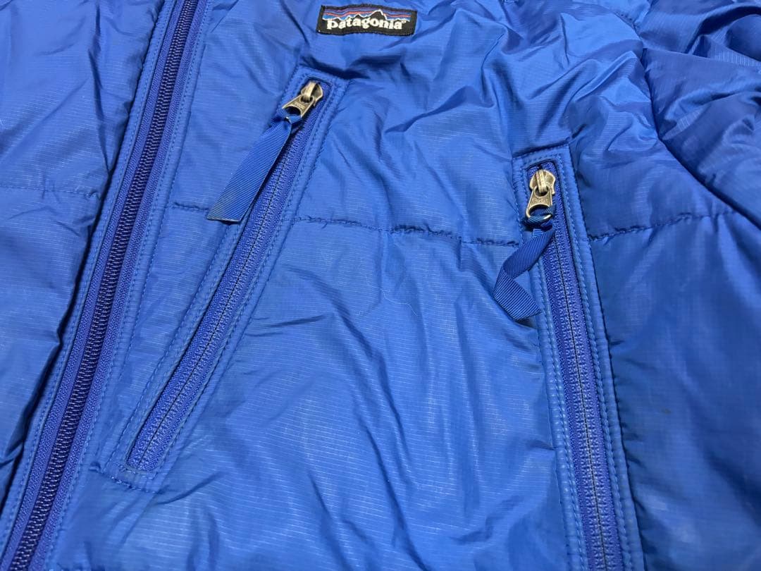00年代　入手困難　patagonia パフジャケット83990 青Ｌサイズ
