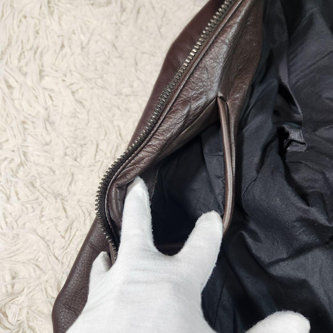 JUNHASHIMOTO 羊革 レザージャケット 2way ダブルジップ