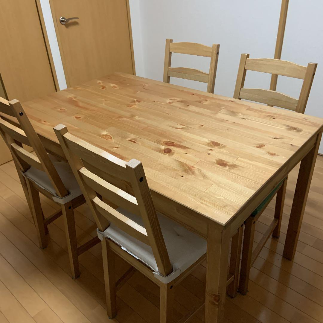 IKEAのダイニングテーブルセット - メルカリ