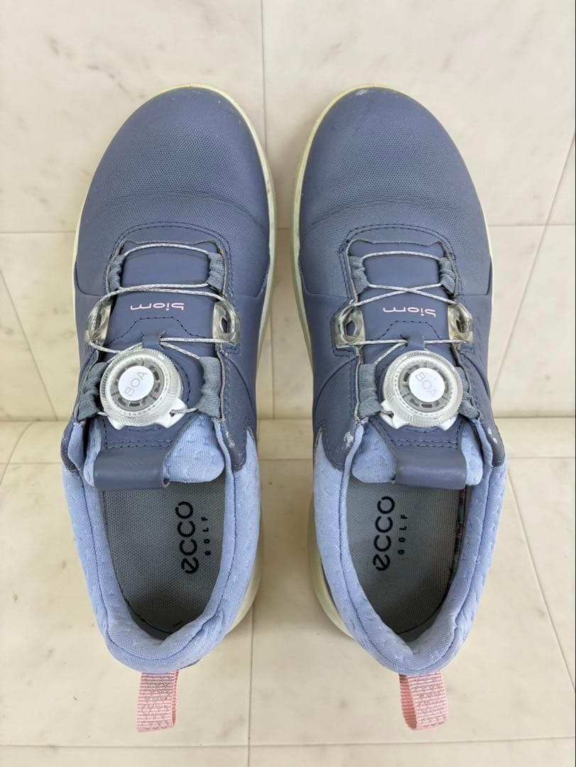 ecco エコー BOA ゴルフ レディース スパイクレス シューズ22.5cm