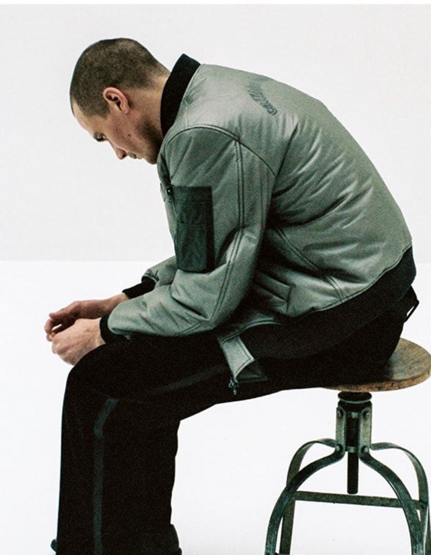 【定価15万】KOMAKINO MA-1 ジャケット グレー