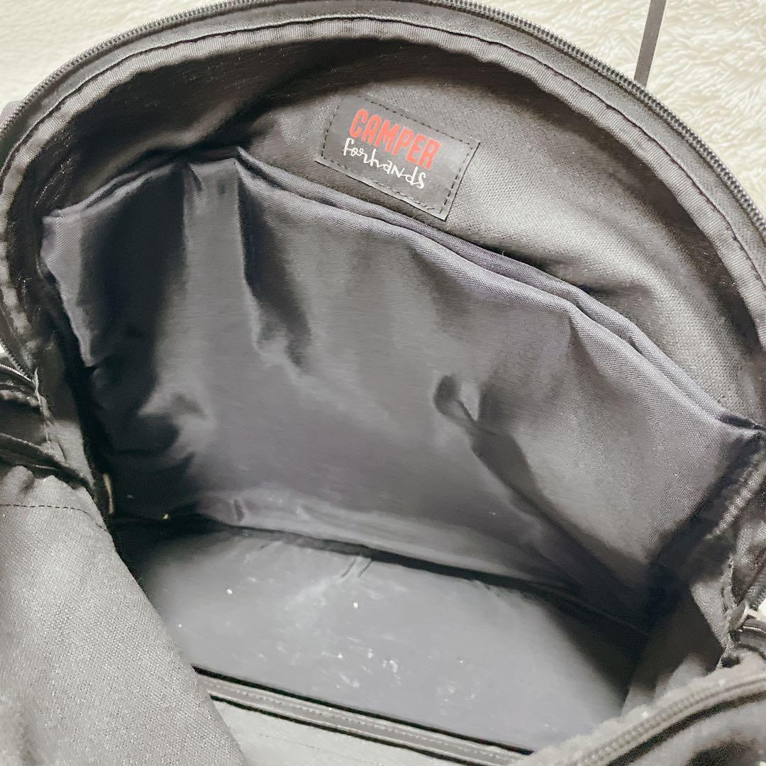 カンペール　リュック　ブラック　コットン　バックパック　レディース　大容量
