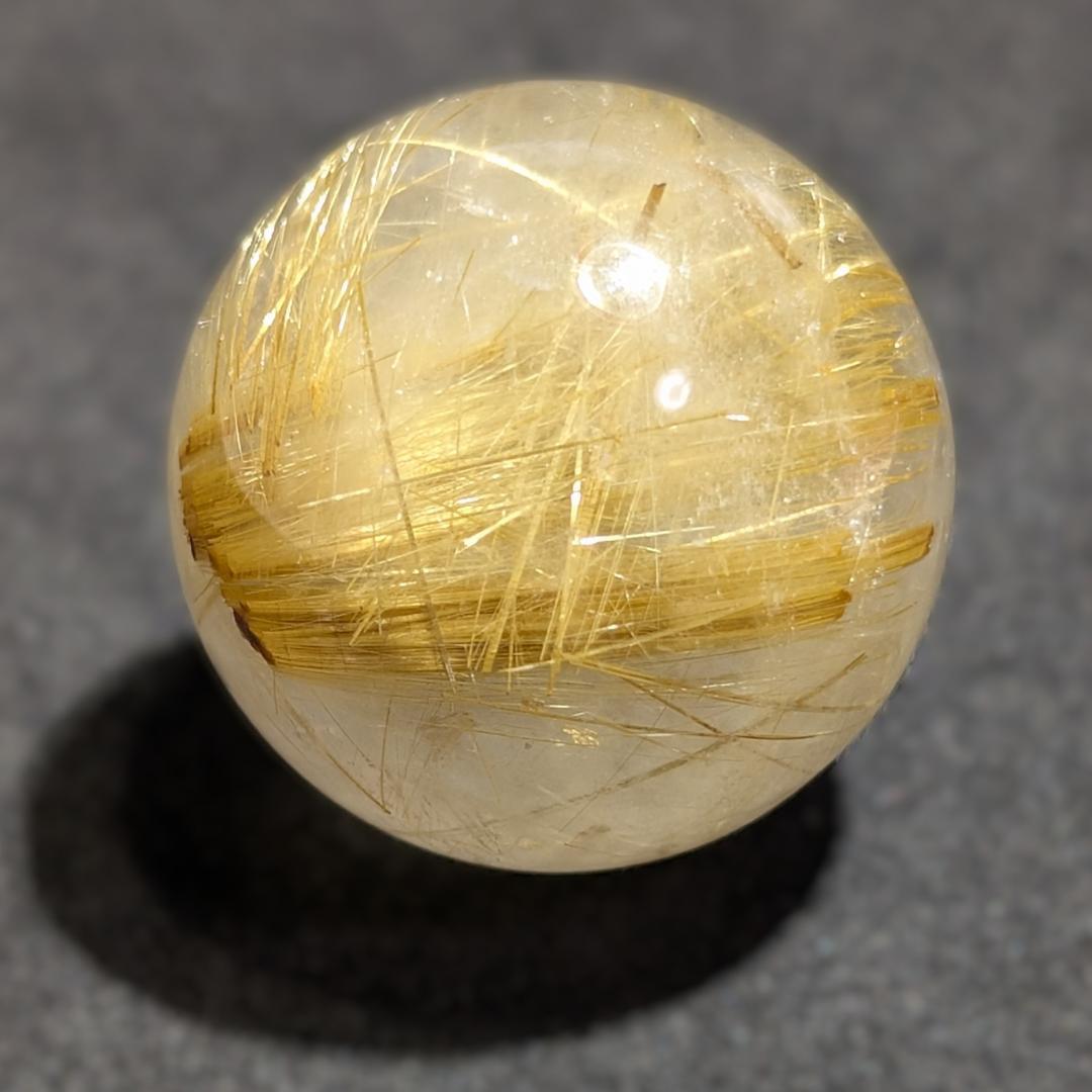 一点物 タイチンルチルスフィア 23ミリ 台座付 金運 開運 天然石 ギフト