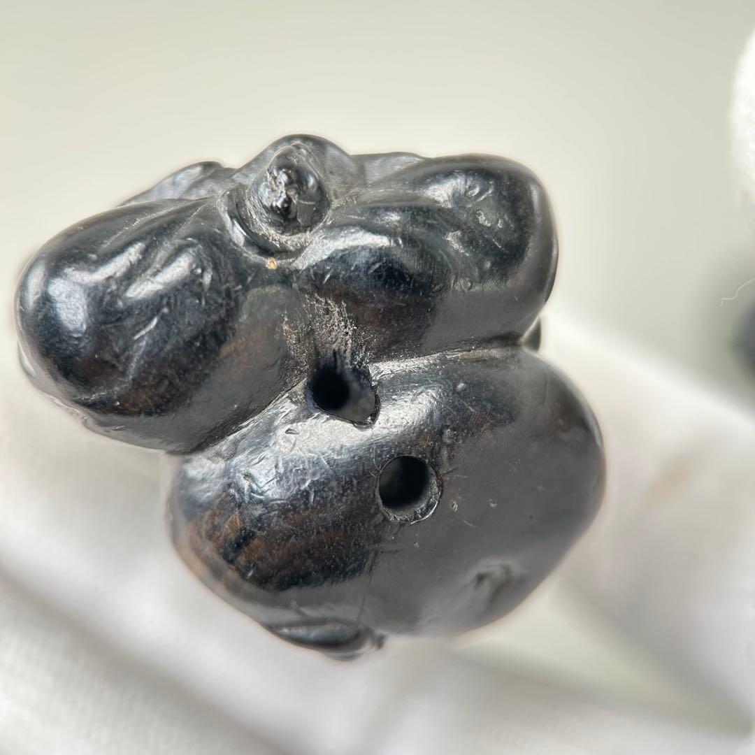 彫刻極上根付天然素材アンティーク骨董飾り物古美術置物細密細工