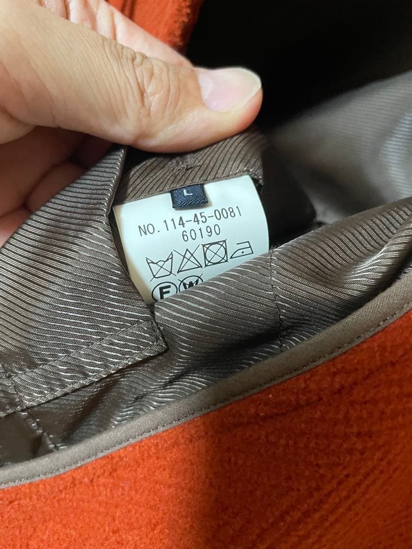 【ほぼ新品】SHIPS vallombrosa ダッフルコート（Lサイズ)