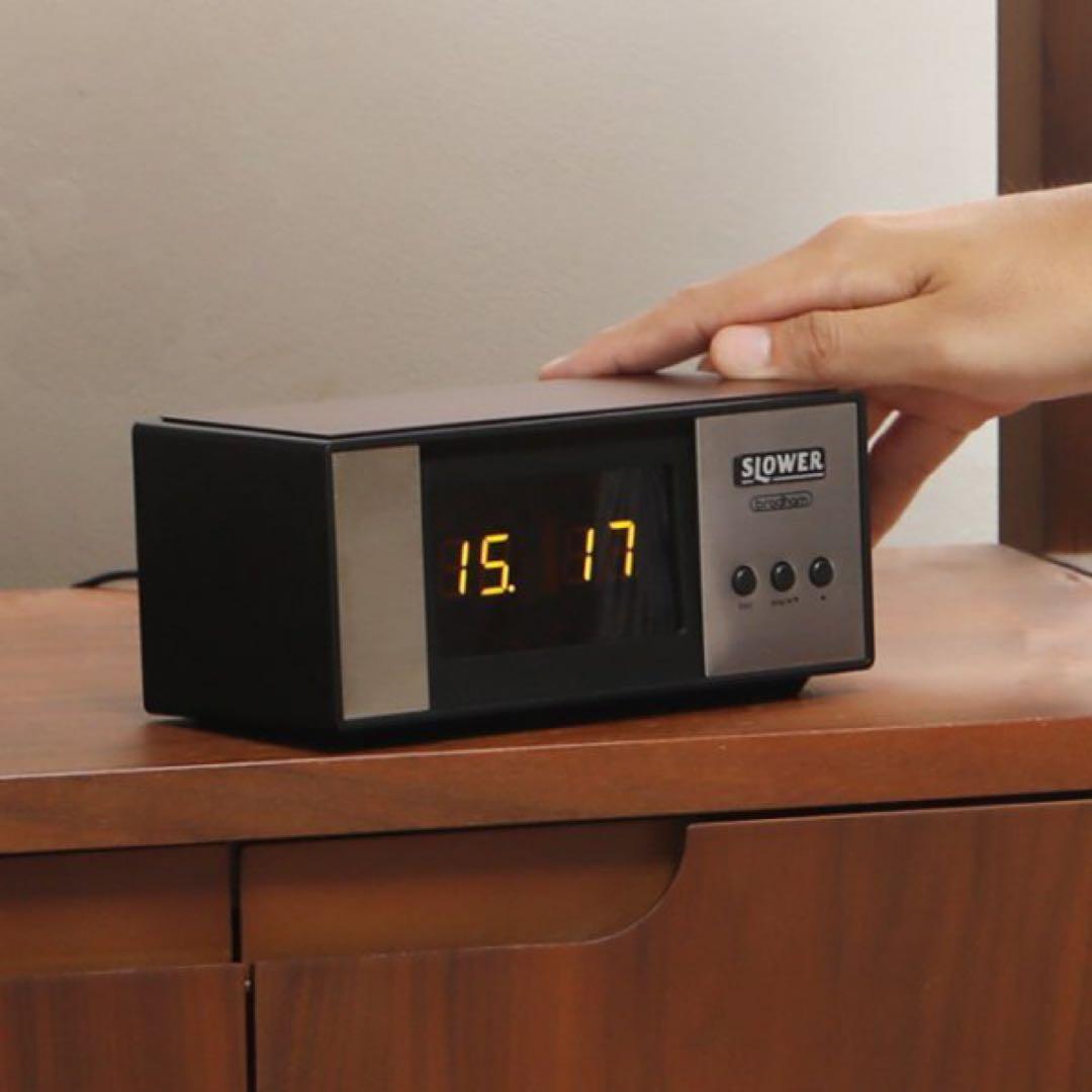 SLOWER DESK CLOCK 置き時計 LED式 bradham ブラハム