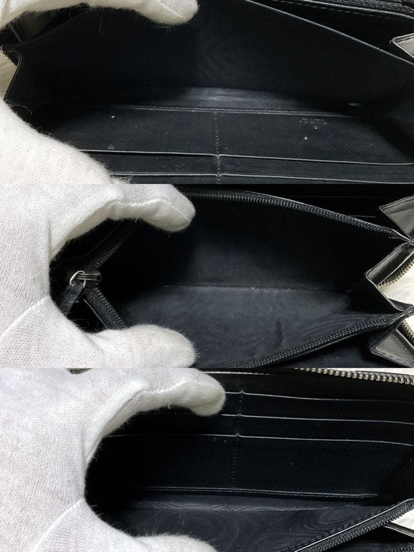 ☆超極美品☆GUCCI アラベスク 長財布 GGスプリーム ラウンドファスナー