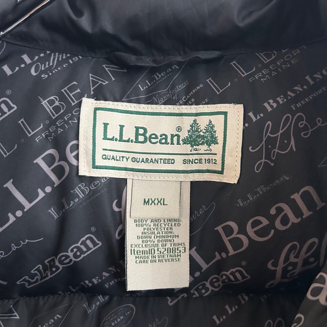 美品 L.L.Bean ビーンズ トレイルモデル ダウンジャケット ブラック