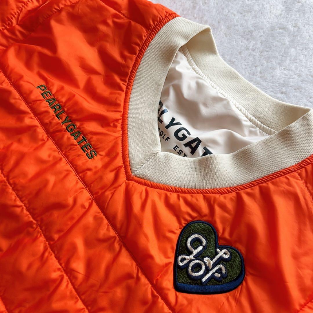 美品　パーリーゲイツ　4WAY　中綿　スニード　リバーシブル　ベスト ホワイト