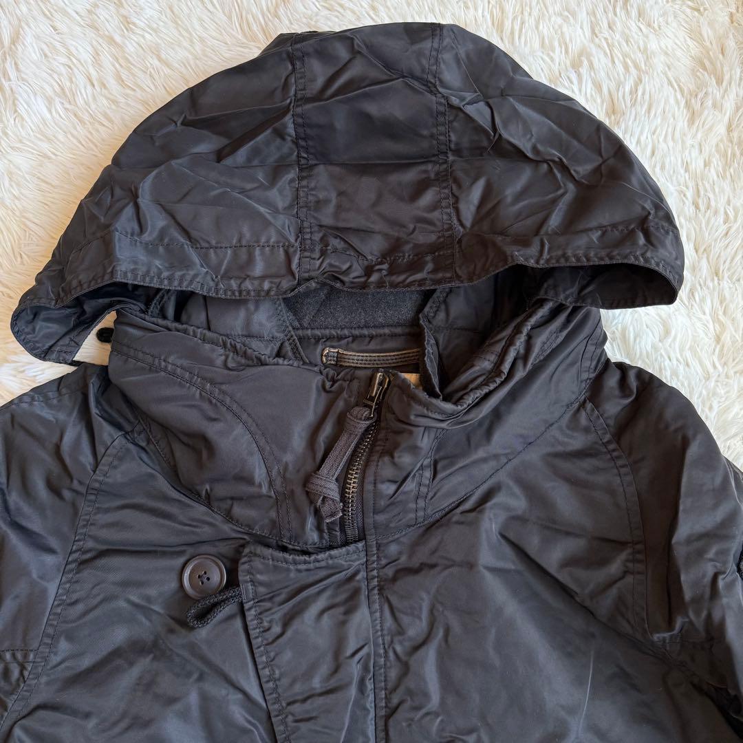 希少 g.o.a ゴア ミリタリー ボンバージャケット 中綿入り 2 黒 廃盤