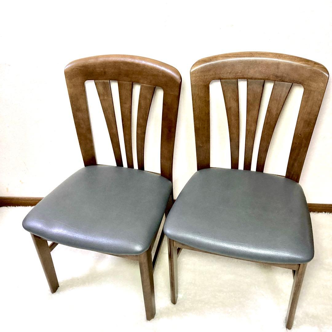 【カリモク✨】 karimoku ダイニングチェア シェル型 ２脚 ①