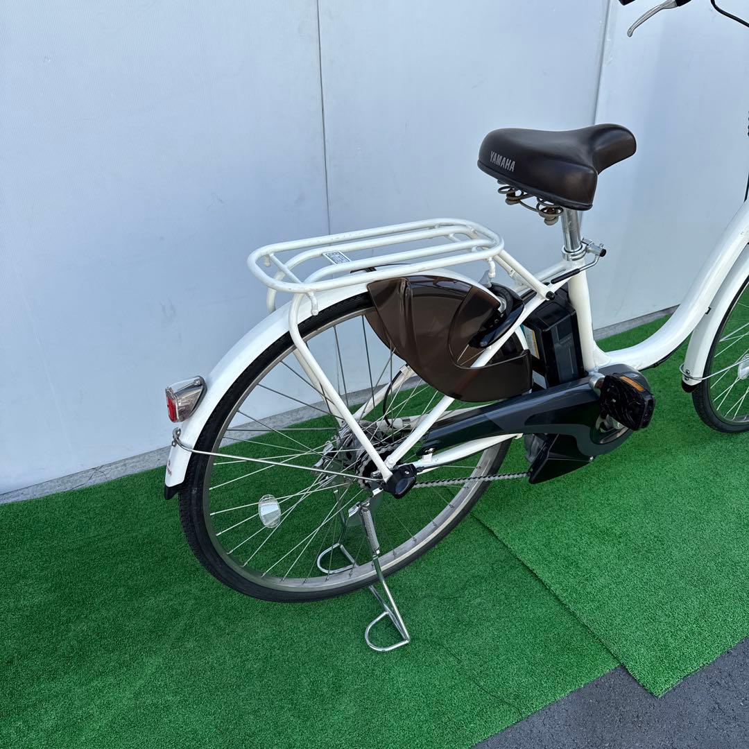YAMAHAヤマハ電動アシスト自転車26インチ ホワイト 12.3Ah