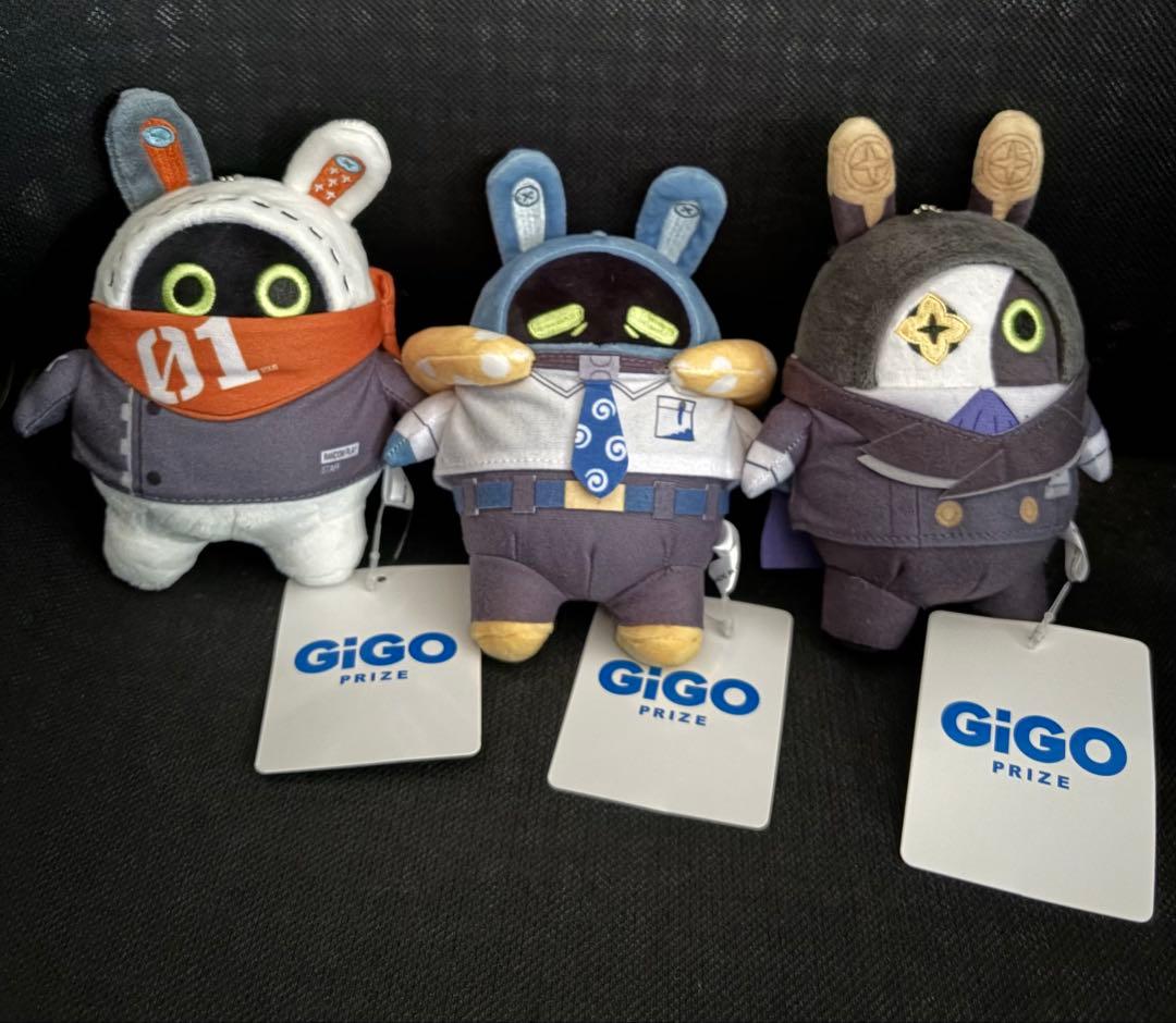 GiGO ゼンレスゾーンゼロ ゼンゼロ ボンプ ぬいぐるみ 3種セット